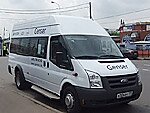 Бесплатный автобус Genser в пункт аренды автомобилей АрендаАвто-брс на Новорязанском шоссе